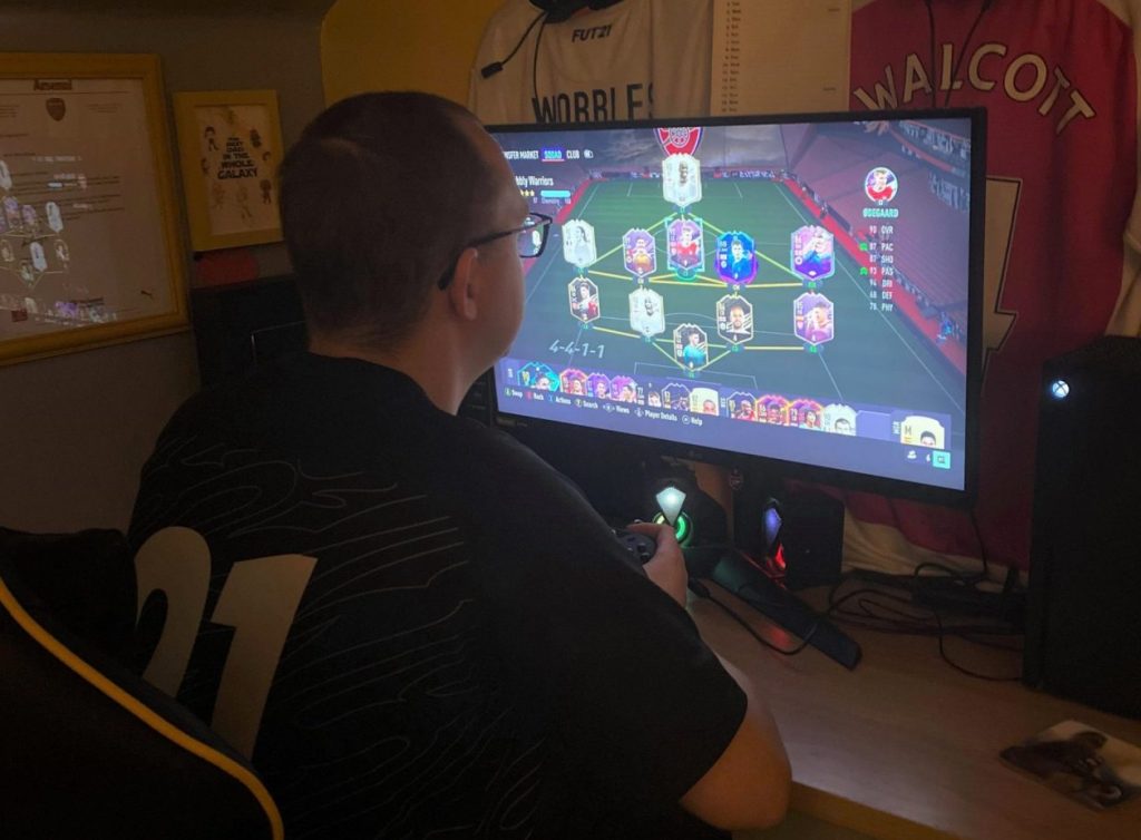 Mathew Allcock from Suffolk is a passionate gamer who has Nystagmus, a condition where the eyes move uncontrollably. He is part of a gaming group for visually impaired people in the East of England. The 28-year-old has helped EA Games improve the accessibility of some of their games, including FIFA.